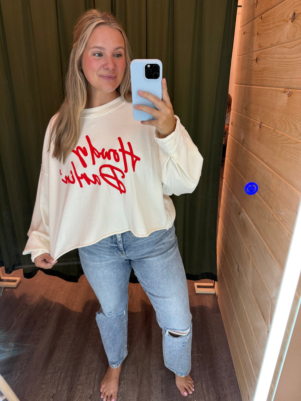 Howdy Darlin' Cropped Sweatshirt