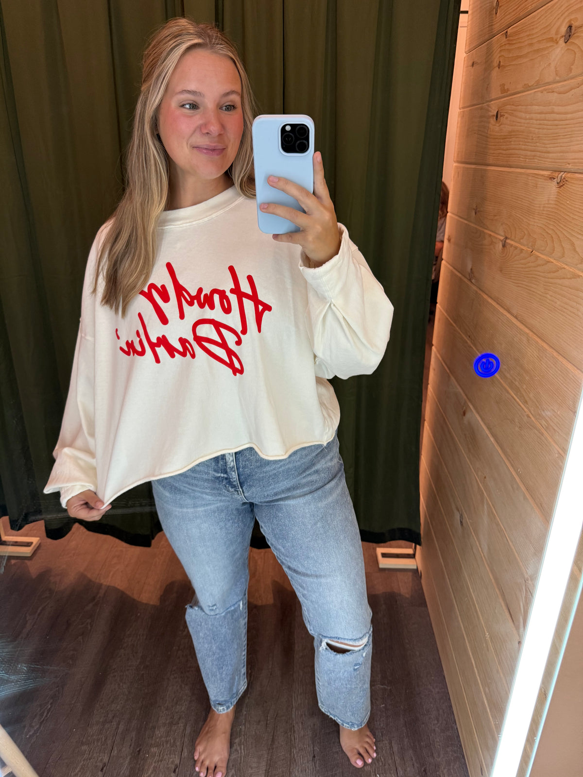 Howdy Darlin' Cropped Sweatshirt