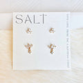 DAINTY STUD SETS | crystal stud earrings | minimal jewelry