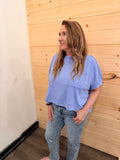MINERAL BASIC TOP BLUE