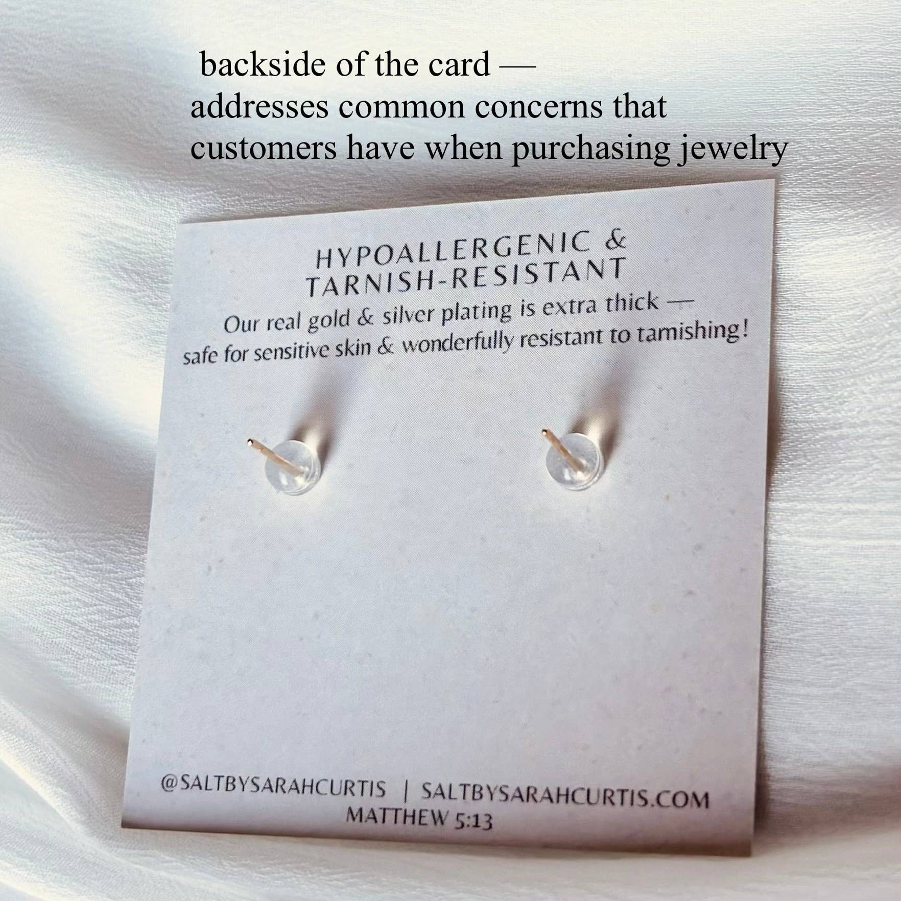 TINY CROSS STUDS | 18k gold | dainty stud post earrings
