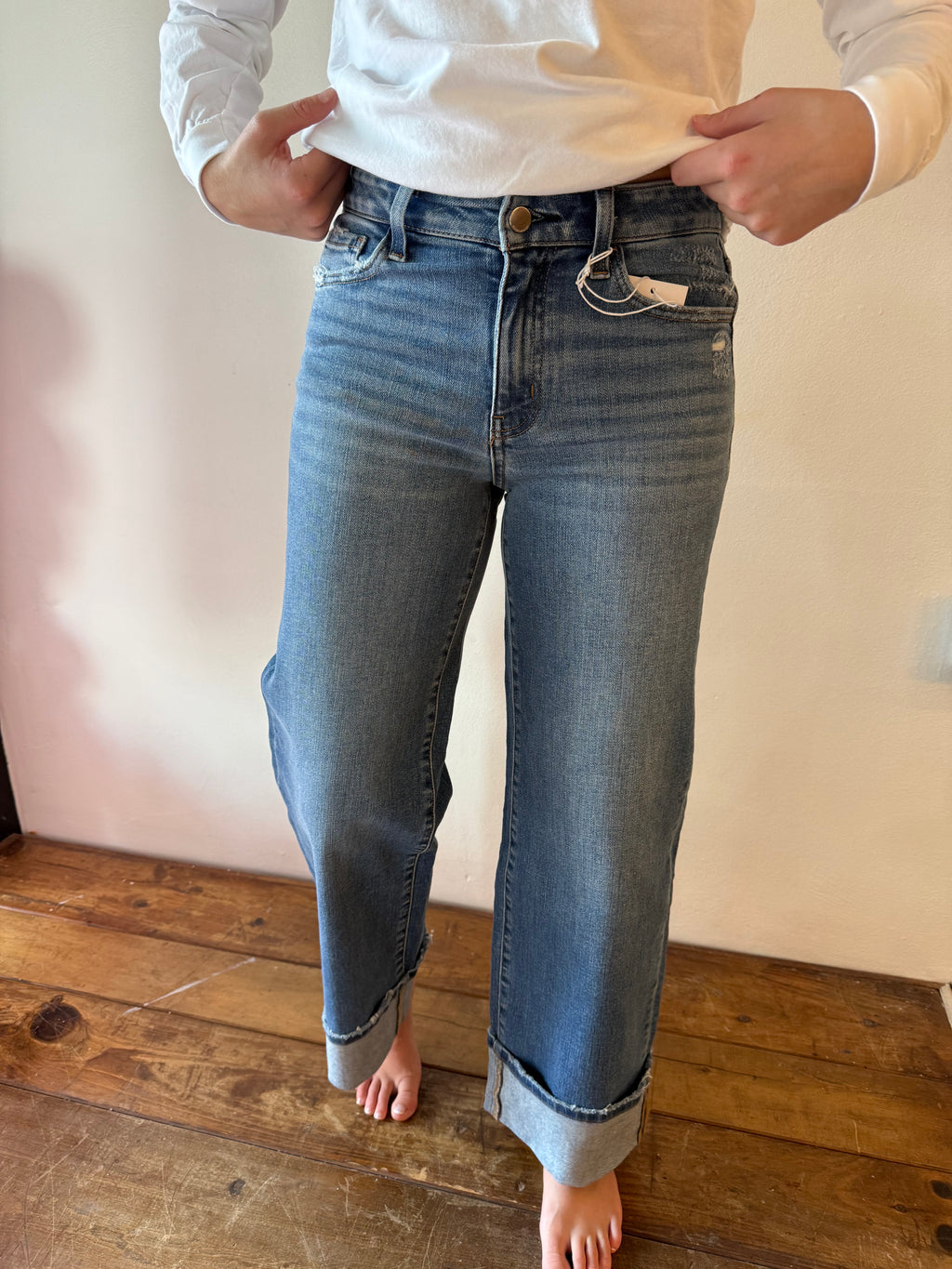 LILY CUFF JEANS