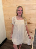 SWEET STRIPE BABYDOLL DRESS