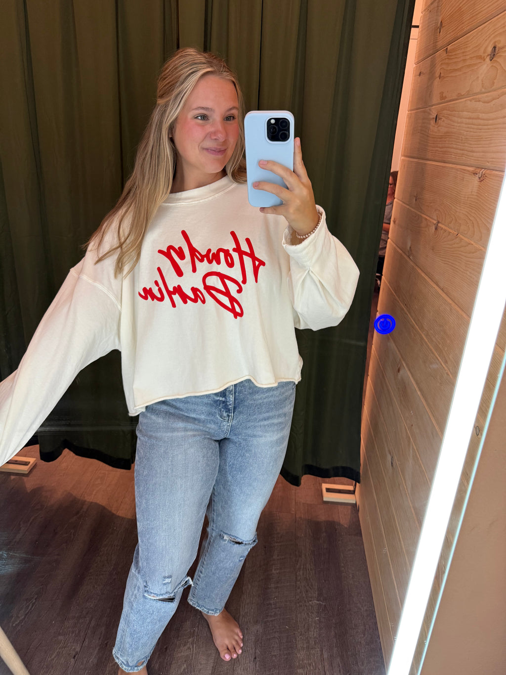 Howdy Darlin' Cropped Sweatshirt