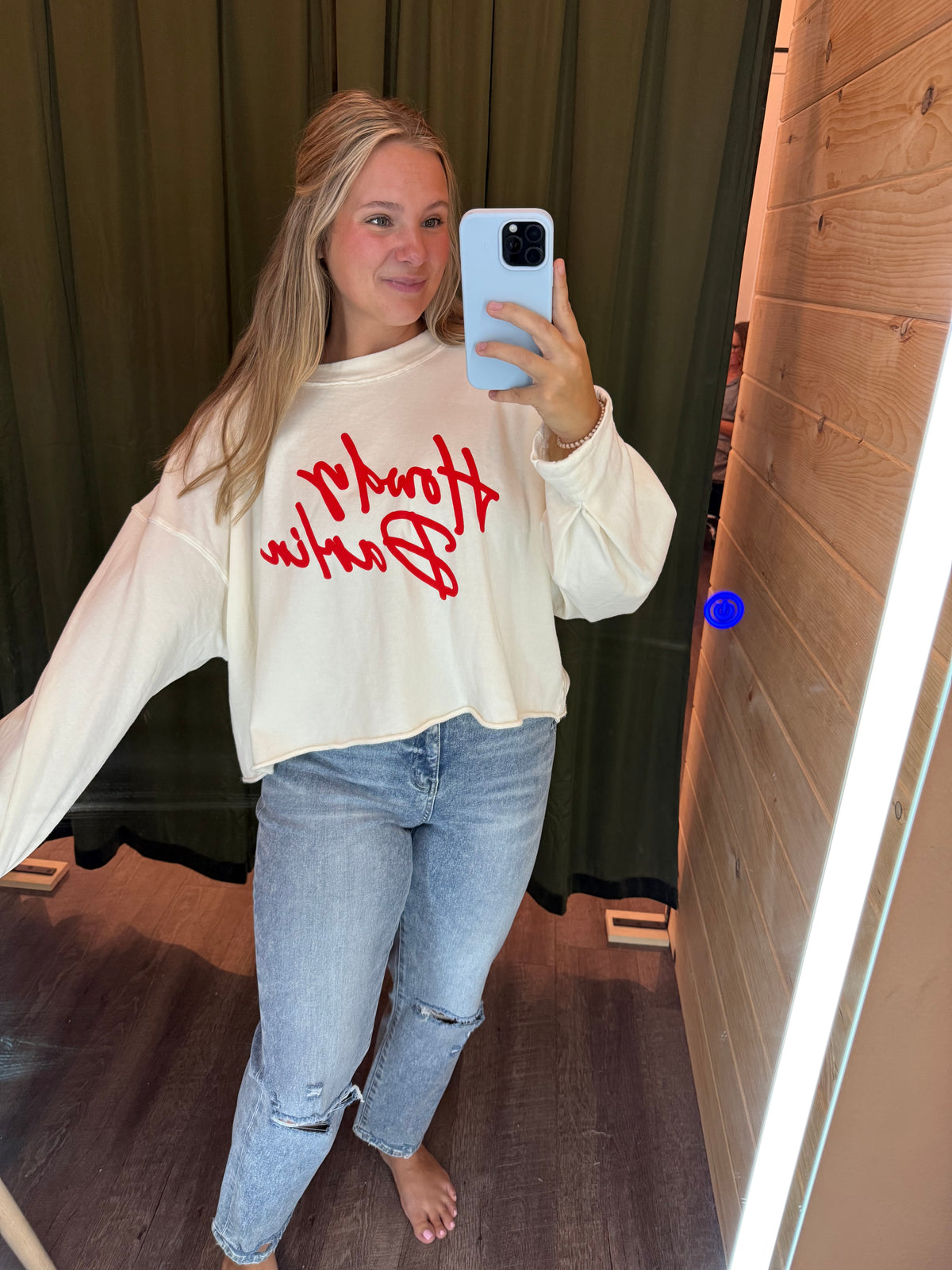 Howdy Darlin' Cropped Sweatshirt