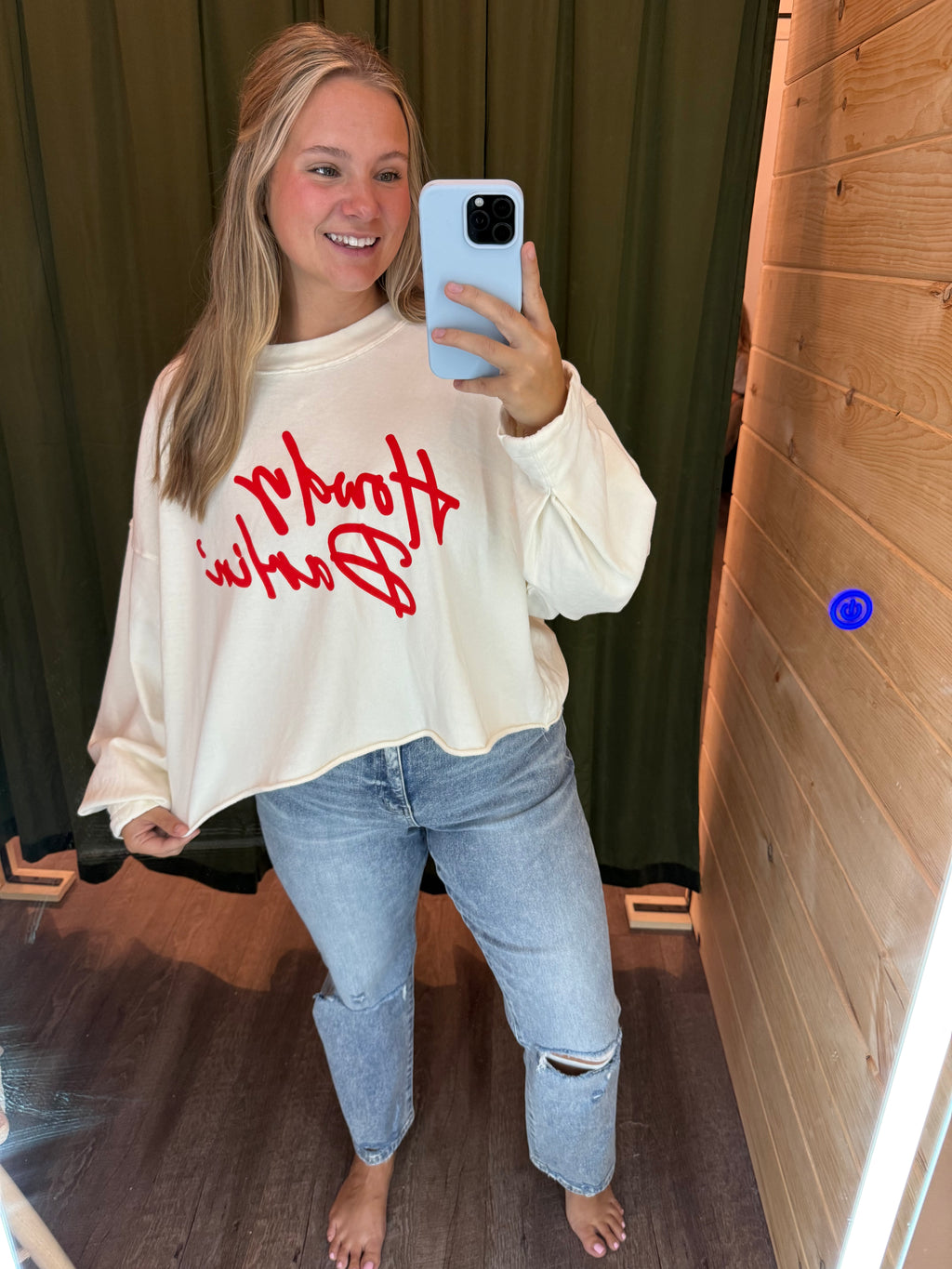 Howdy Darlin' Cropped Sweatshirt
