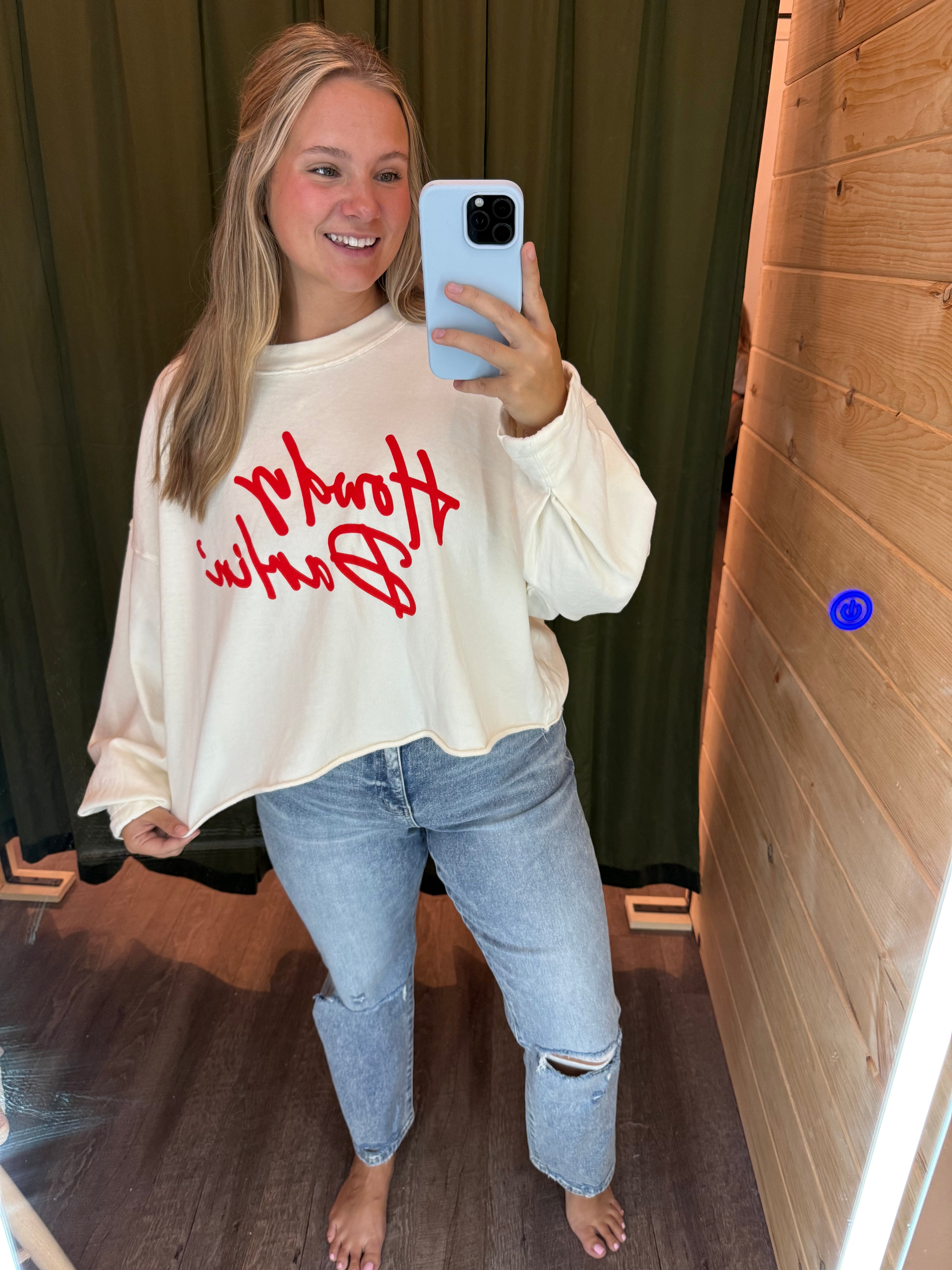 Howdy Darlin' Cropped Sweatshirt