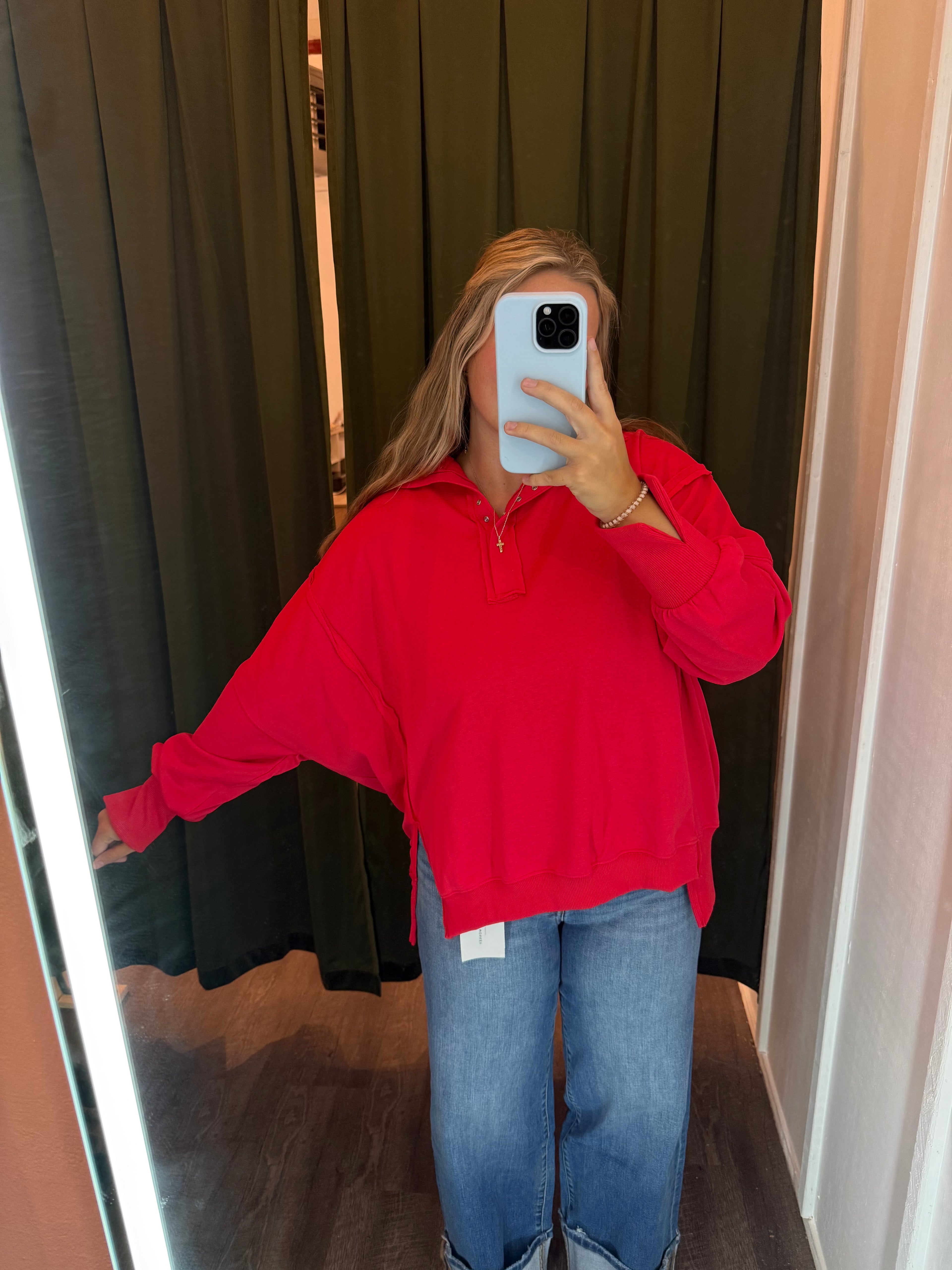 TAMIKA HENLEY SWEATSHIRT