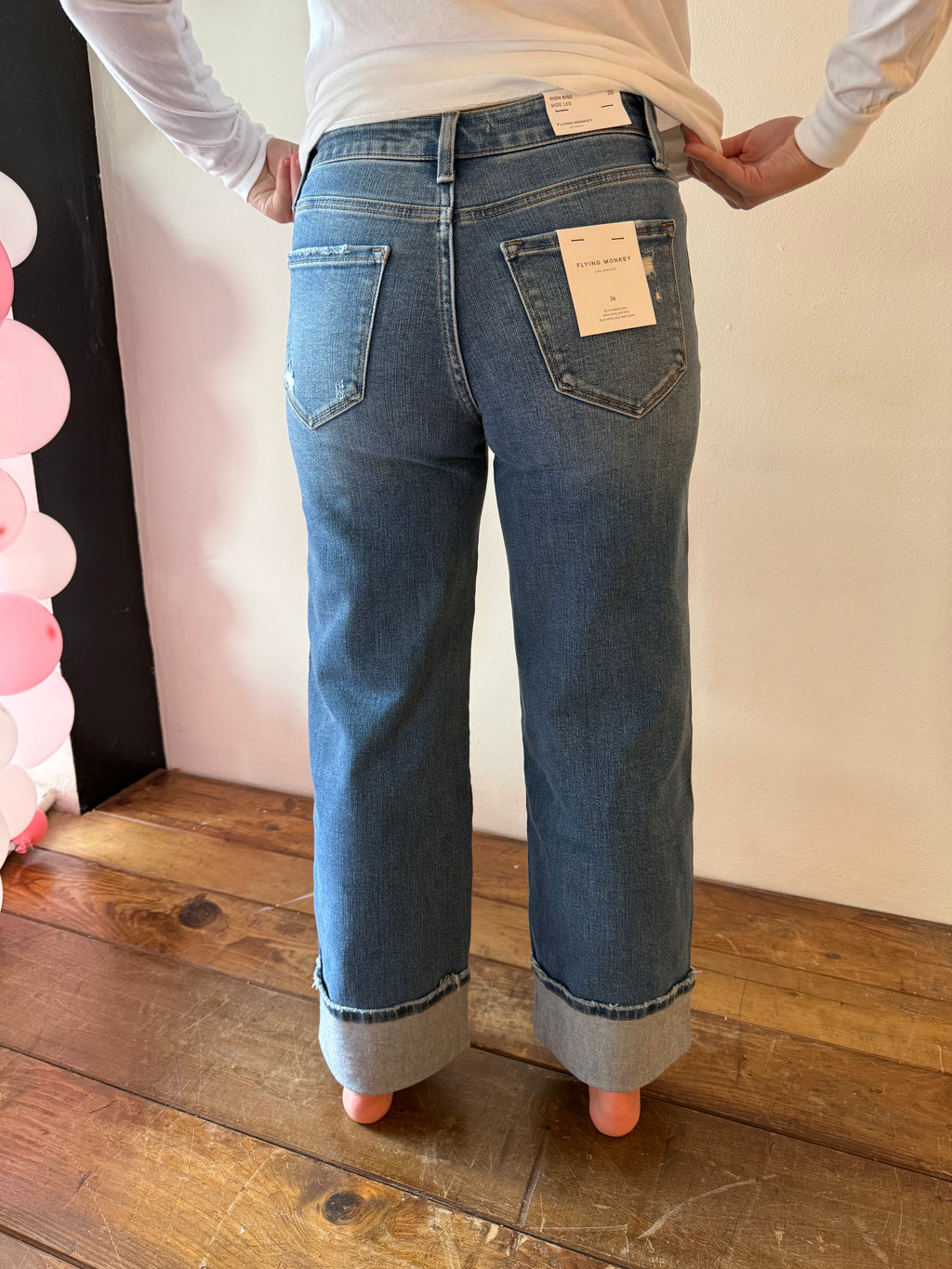 LILY CUFF JEANS