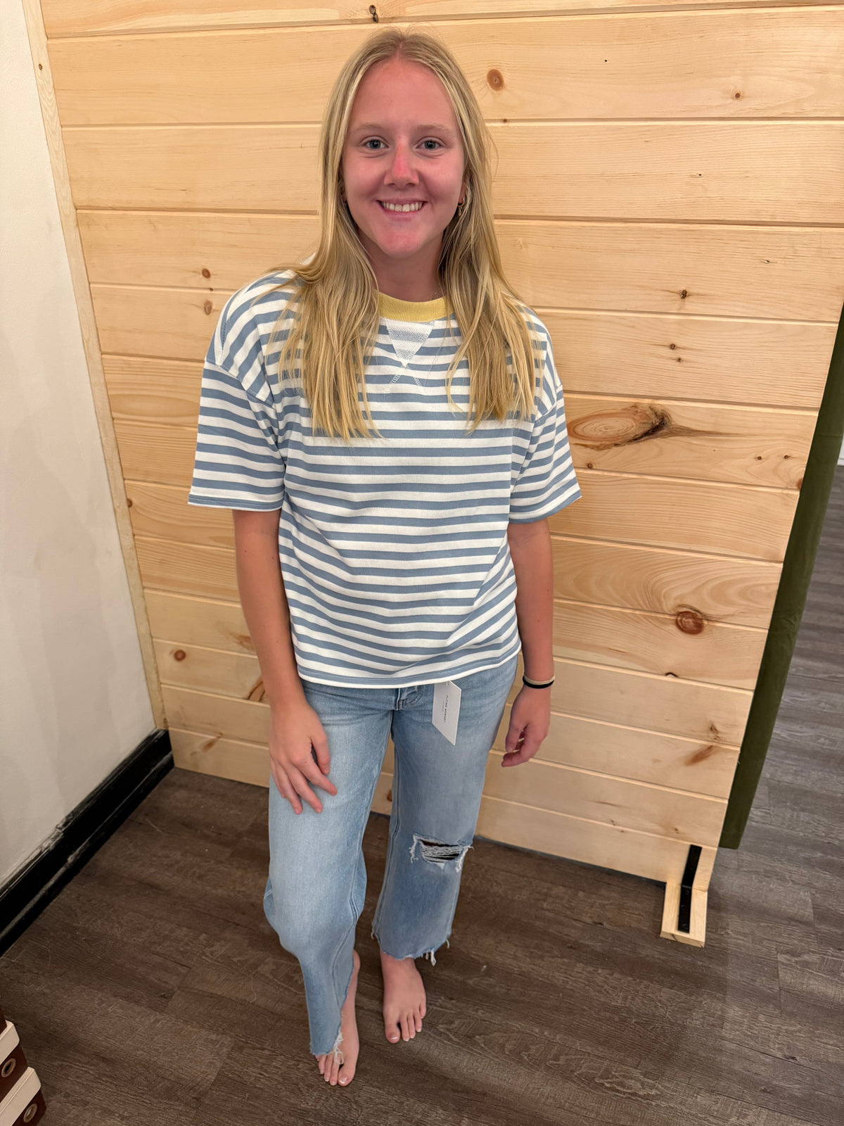 DUSTY BLUE TEE