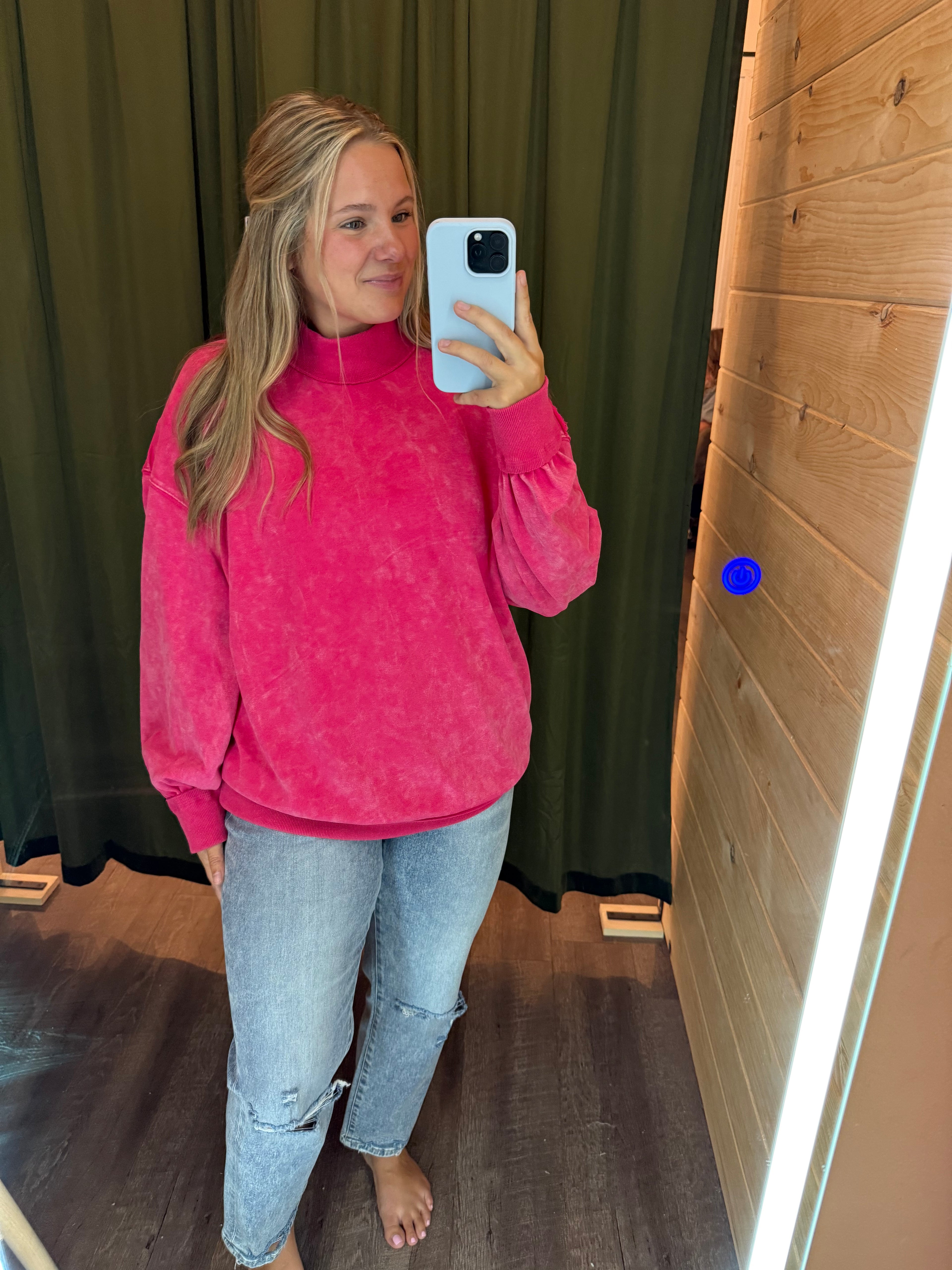 PINK ESSENTIALS PULLOVER