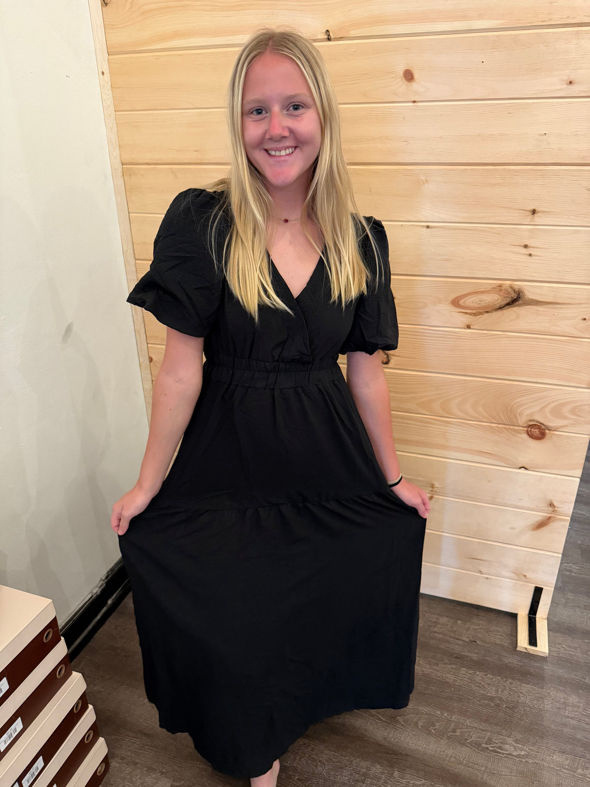 BUBBLE MIDI DRESS