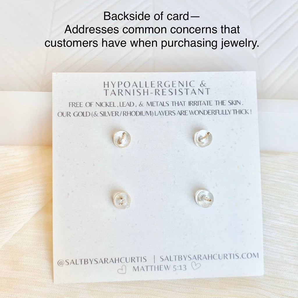 DAINTY STUD SETS | crystal stud earrings | minimal jewelry