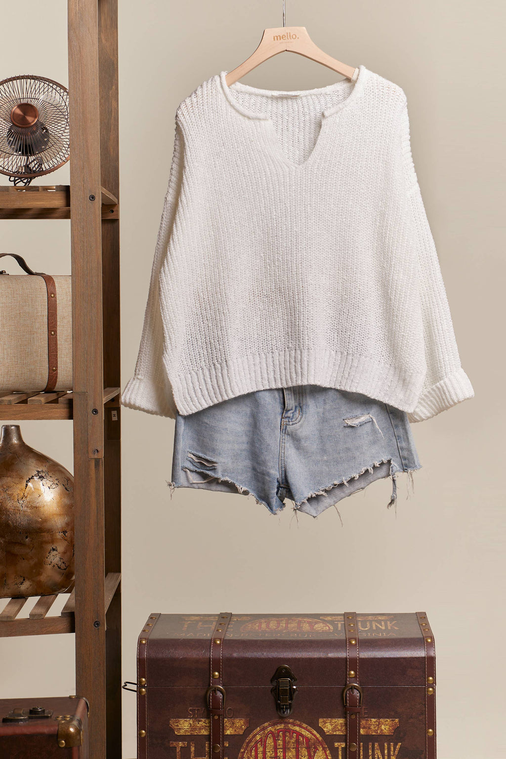 RIBBED SWEATER