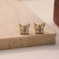18K STAINLESS STEEL TARNISH FREE STUD EARRINGS | 40E469