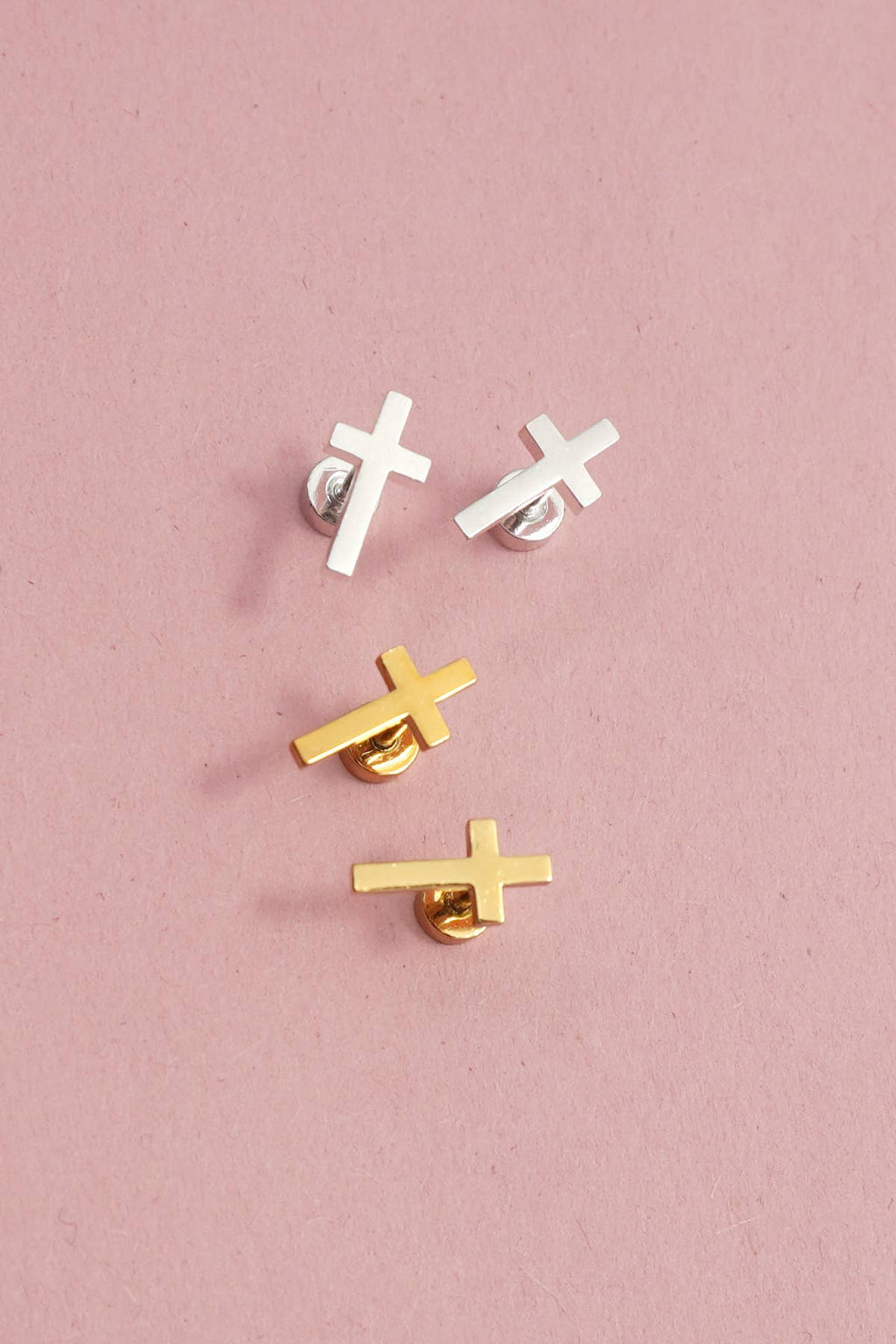 STAINLESS STEEL SCREW BACK POST STUD EARRINGS